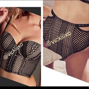 Victoria’s Secret very Sexy bustier and cheeky